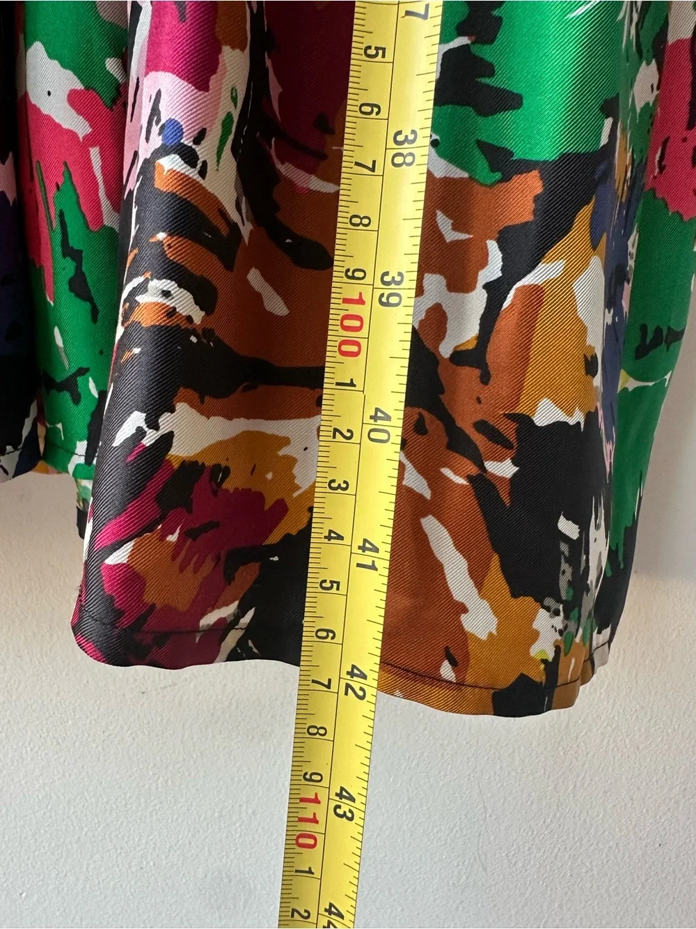 J. Crew Women’s Dress Size 6 Multicolor Brushstroke 100% Silk